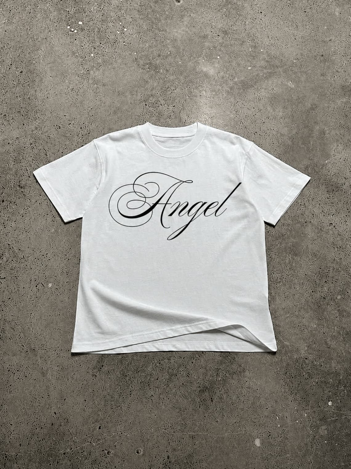 Принт для одежды надпись Angel
