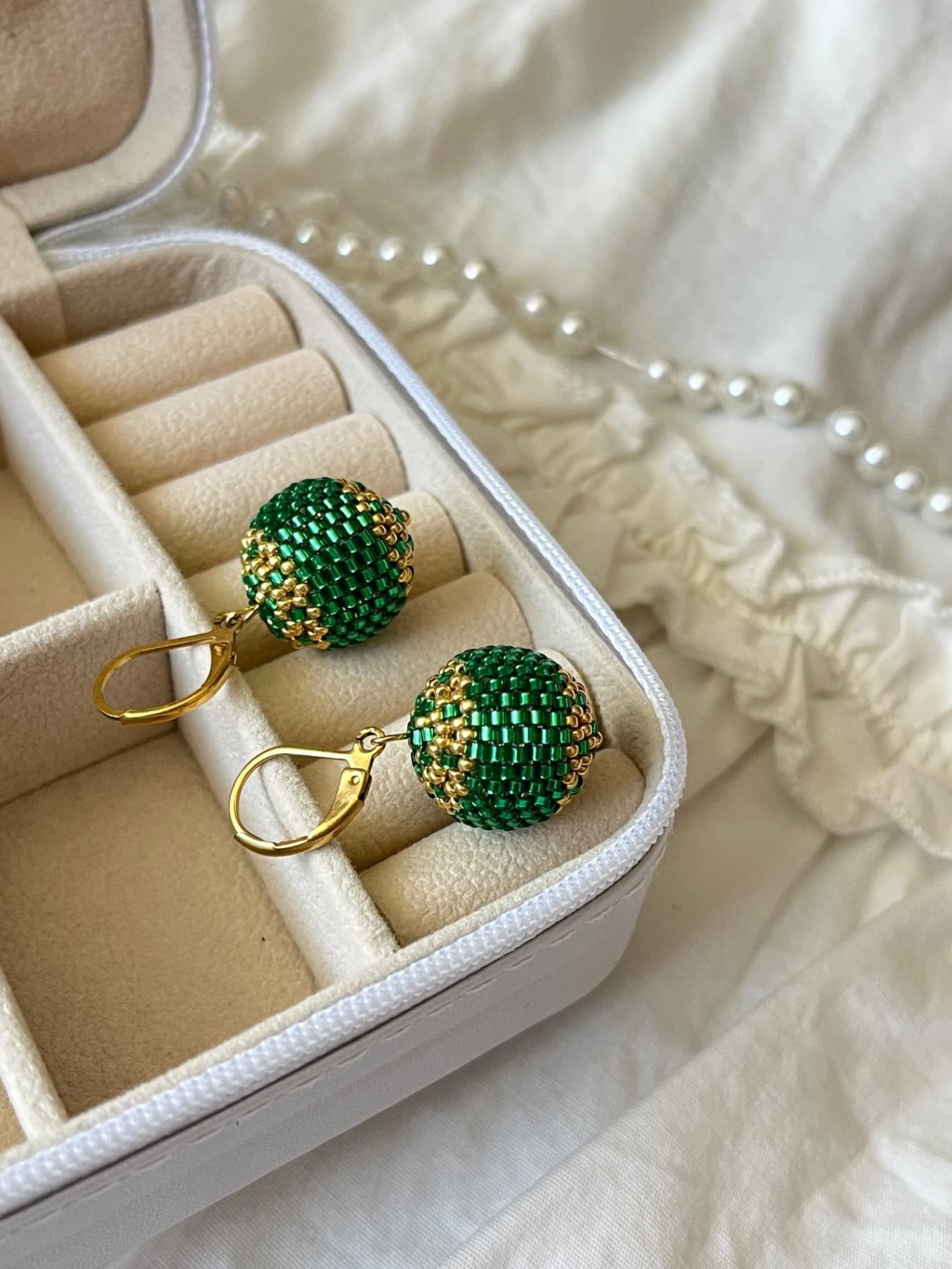Серьги шарики