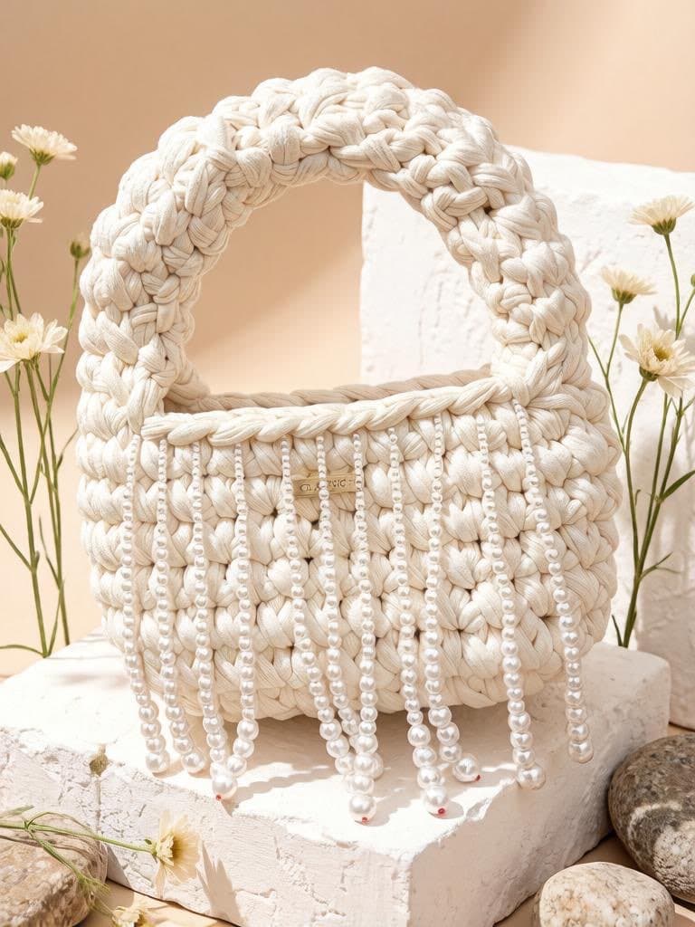 Сумка ручной работы. Модель «String of Pearls»