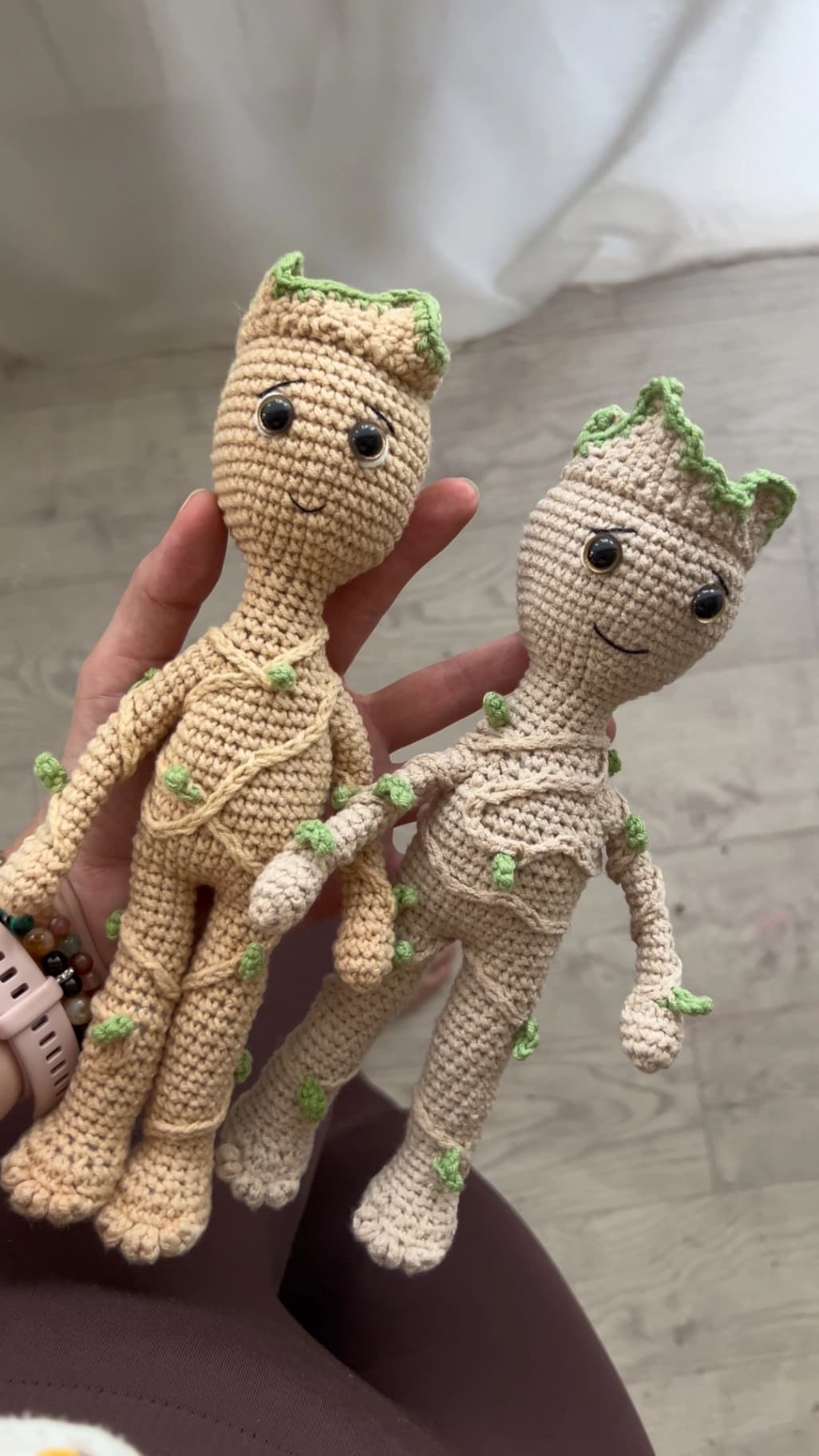 МК вязанная игрушка Грут
