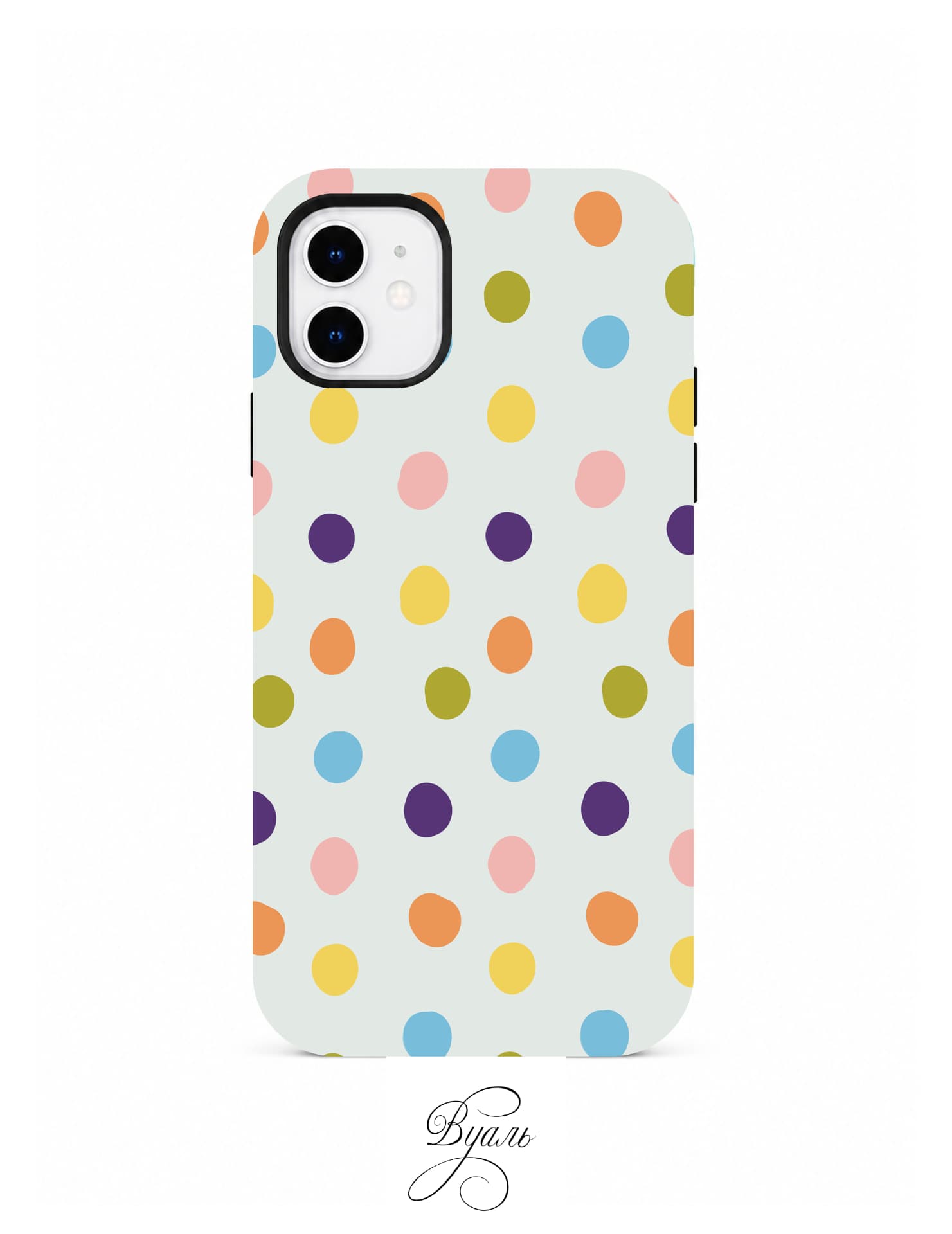 Чехол противоударный "дотсы" для Iphone 11