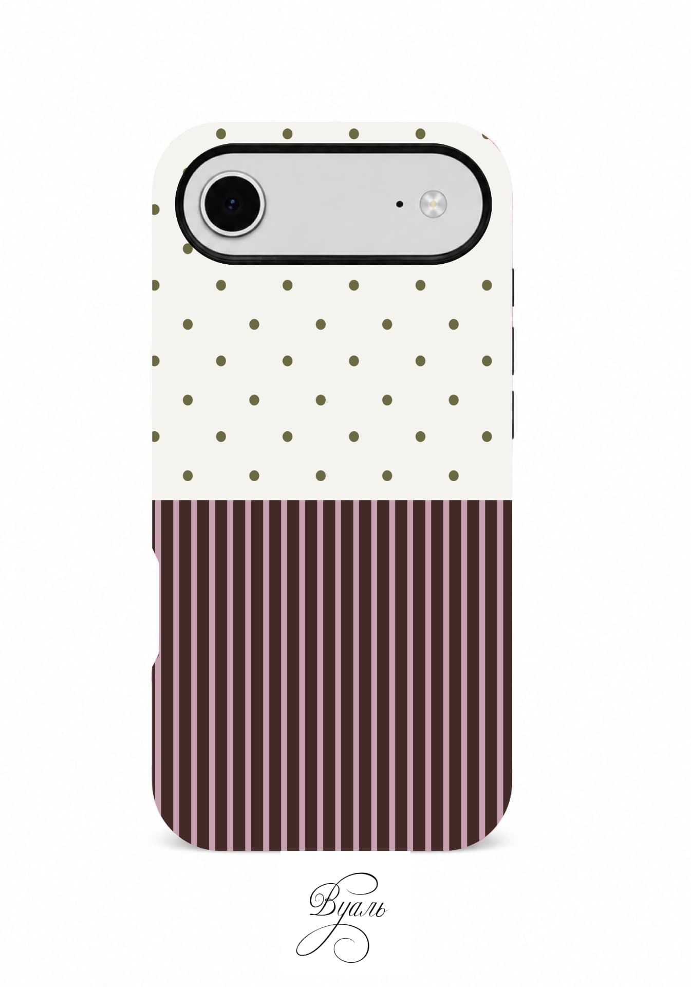 Чехол противоударный "полька" для Iphone Air