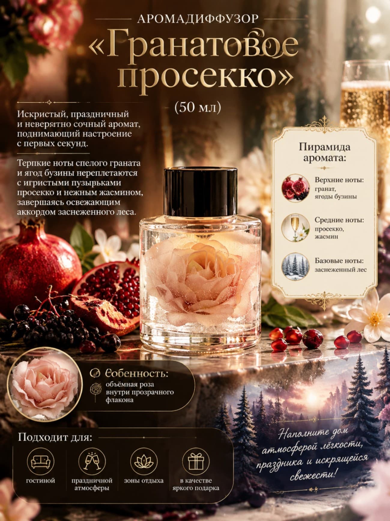 Диффузор «Гранатовое просеко»