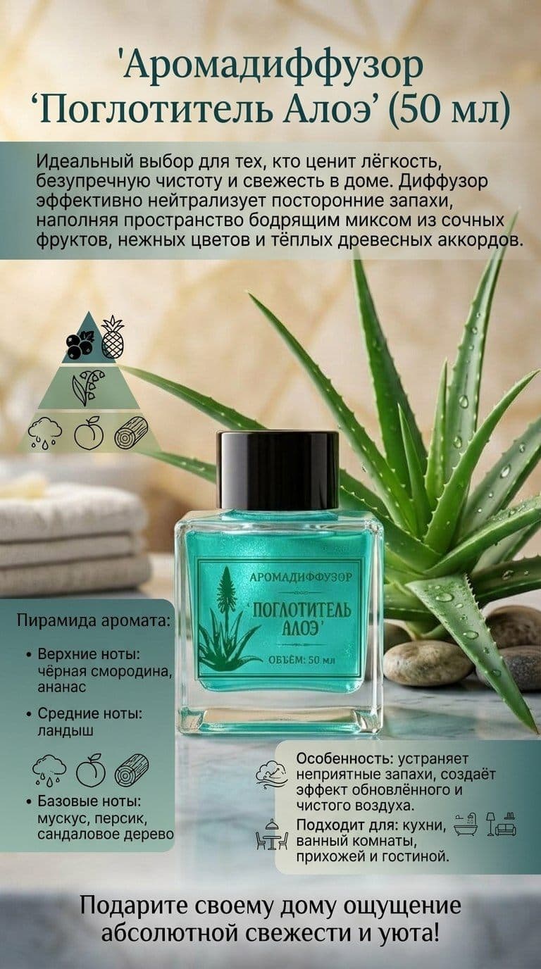 Диффузор «Поглотитель Алоэ»